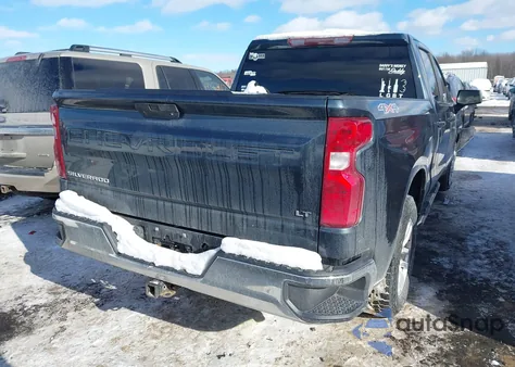 2020 Chevrolet Silverado 1500 4Wd Short Bed Lt из США, поврежденный, VIN 3GCUYDED2LG313435